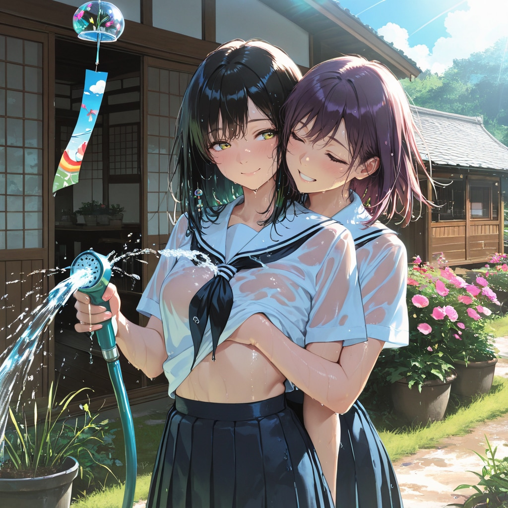 初夏の水