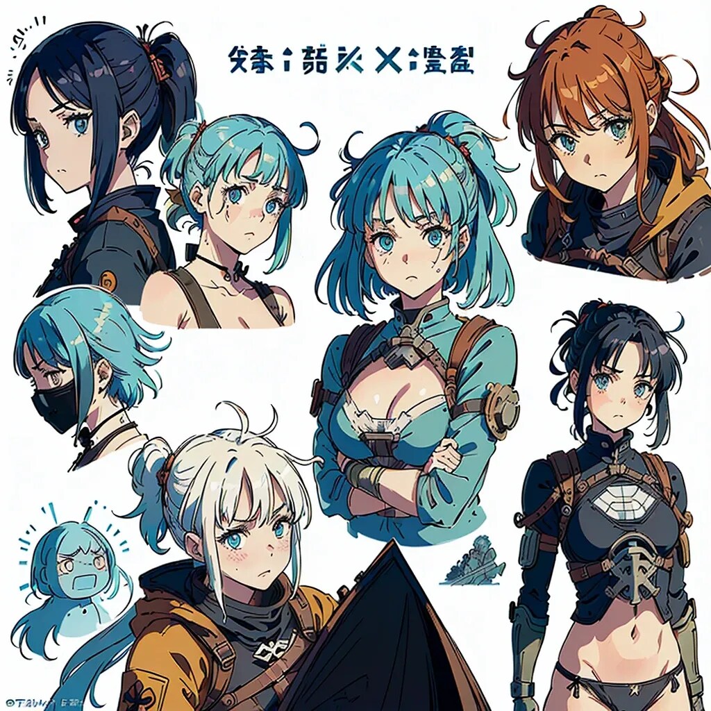 荒廃した世界　設定画