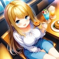 プロフィール修正しました。ガールなフレンドのクロエと透子(食欲の秋) 3枚目
