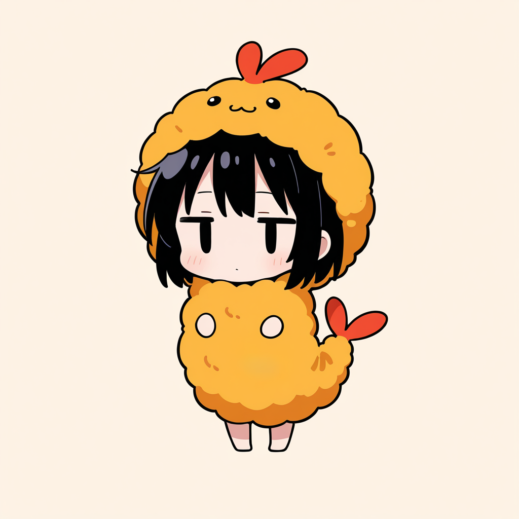 着ぐるみ着せ替え（エビフライ）