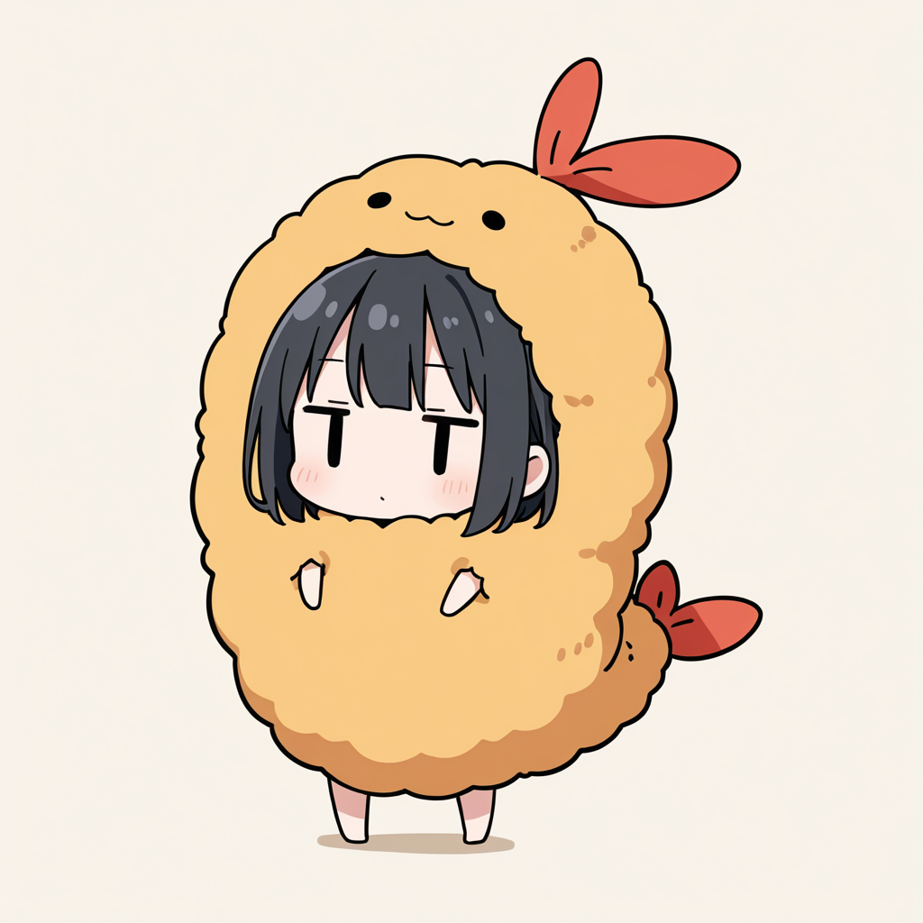 着ぐるみ着せ替え（エビフライ）