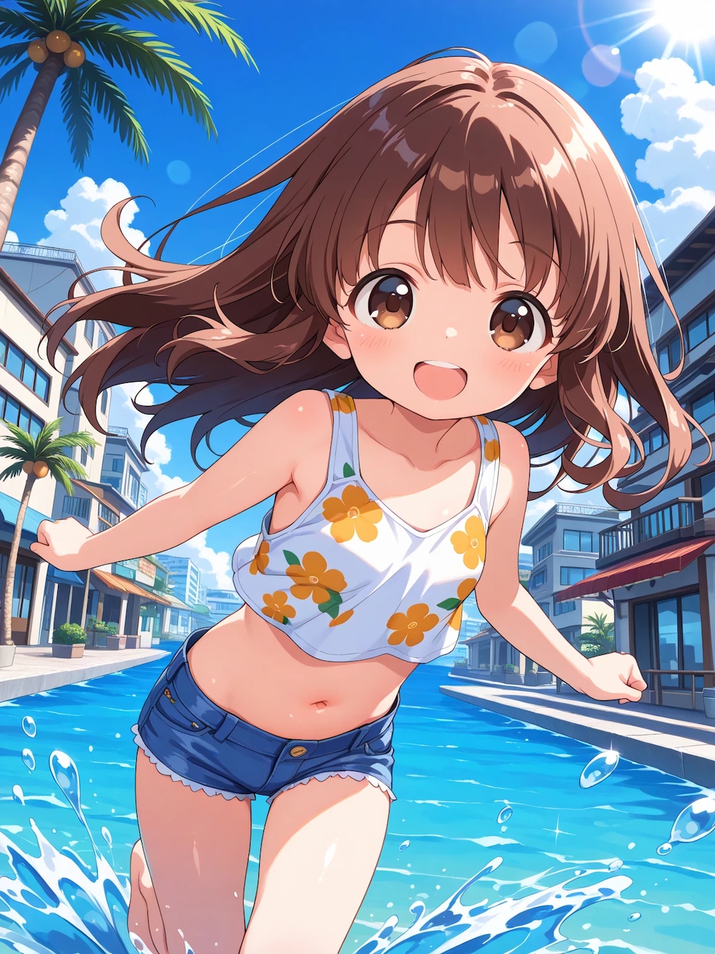 海辺のかえでちゃん