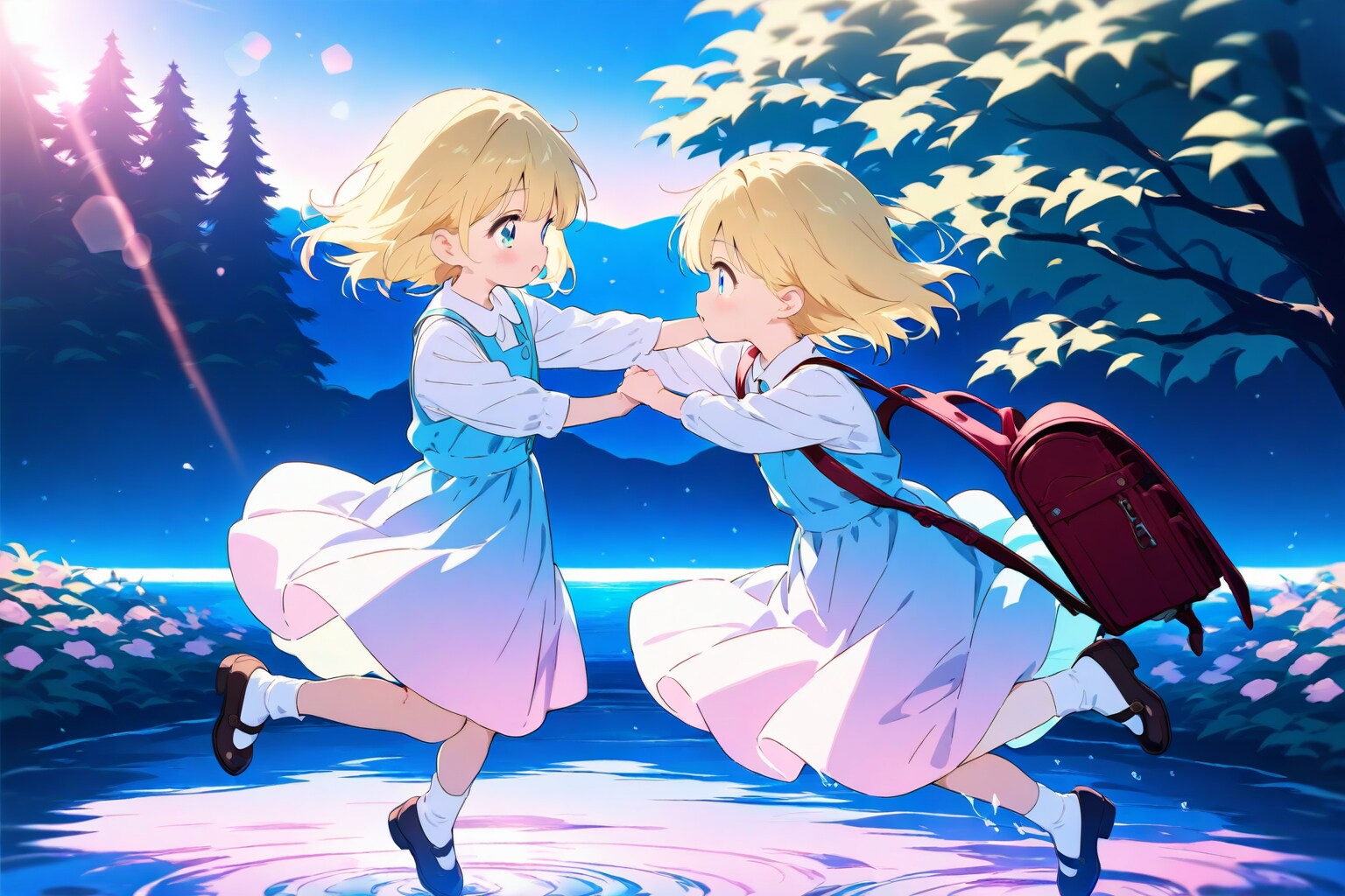 ツイン輪舞 | の人気AIイラスト・グラビア