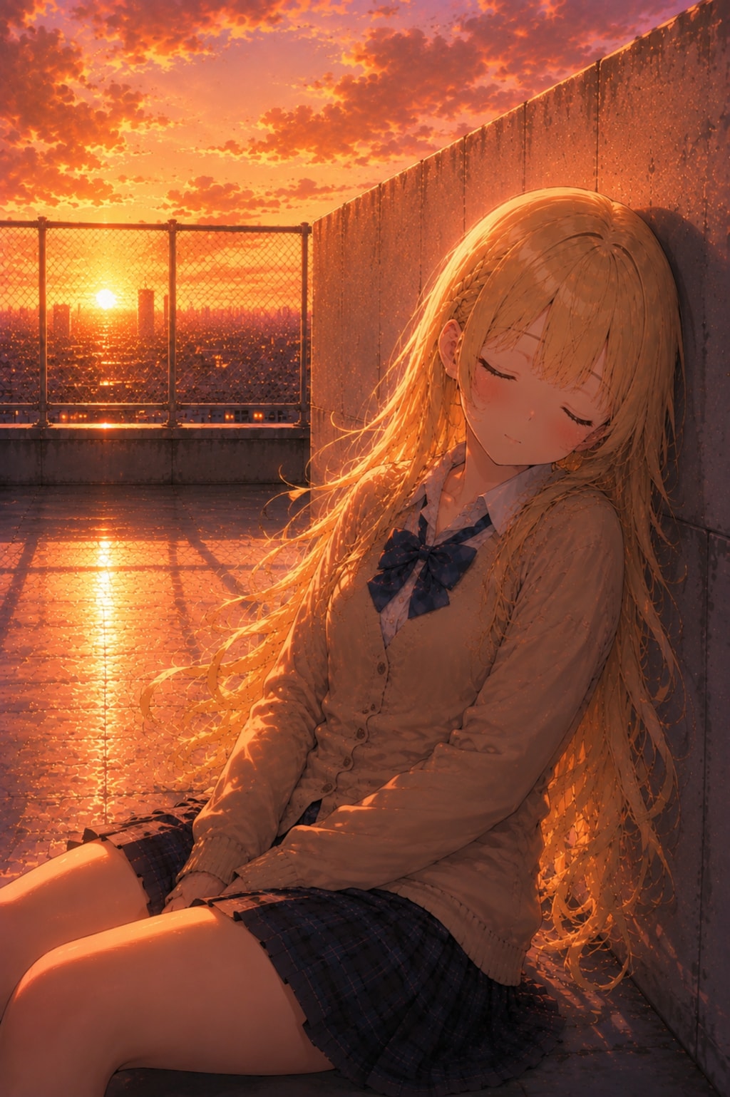 夕暮れ企画投稿「夕暮れにうとうと」