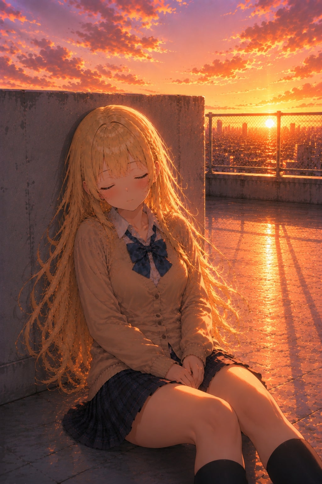 夕暮れ企画投稿「夕暮れにうとうと」