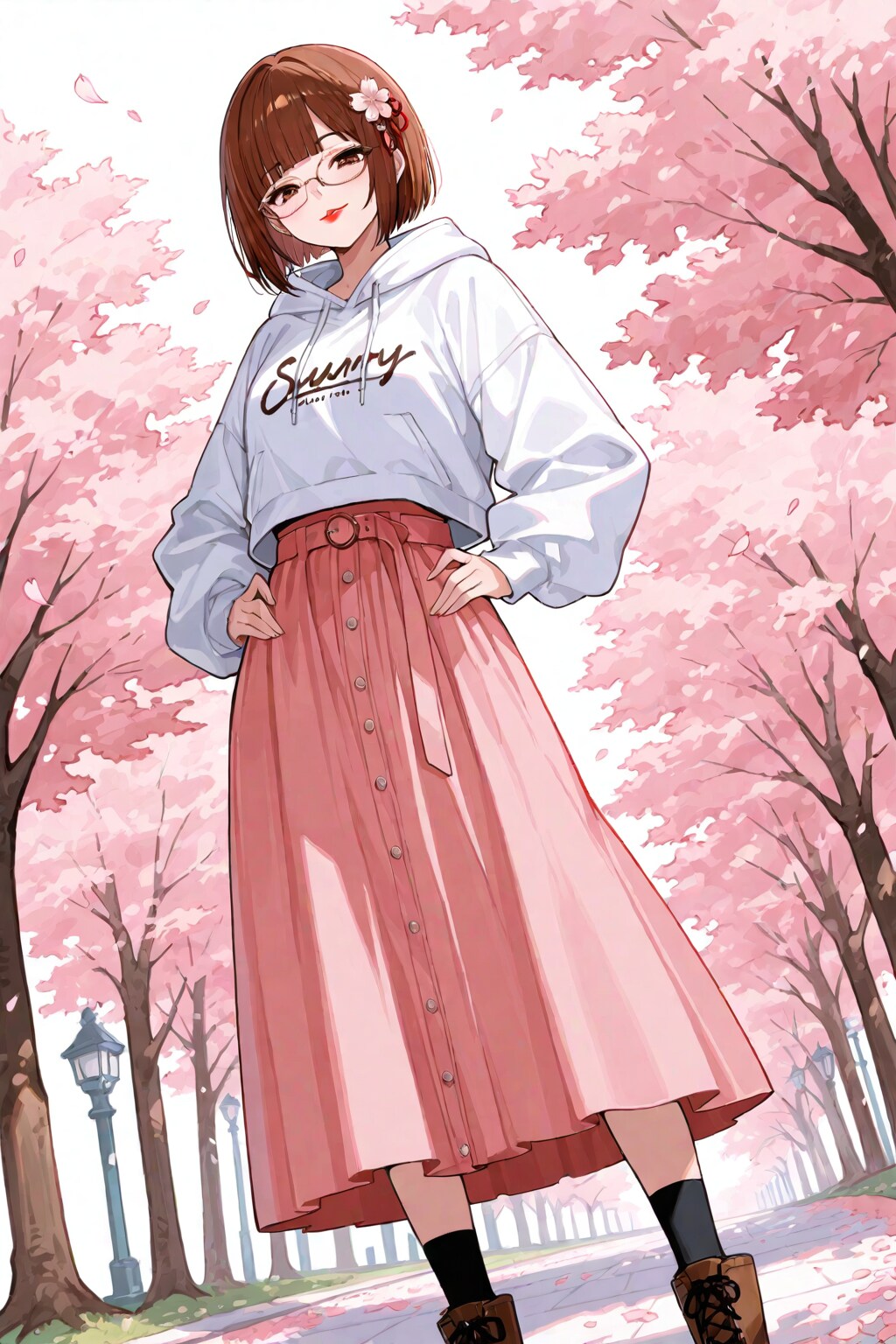 桜と女の子 2025　その６