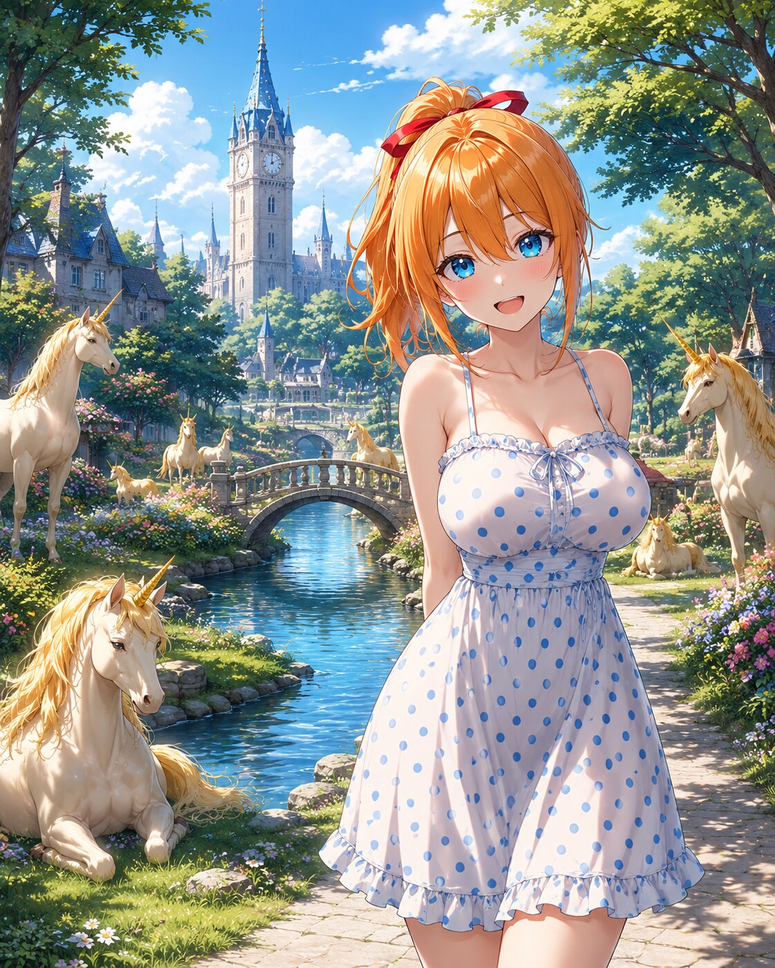 一角獣のいる街 | の人気AIイラスト・グラビア