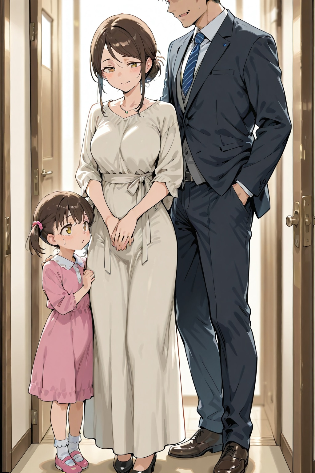 入学式の記念写真