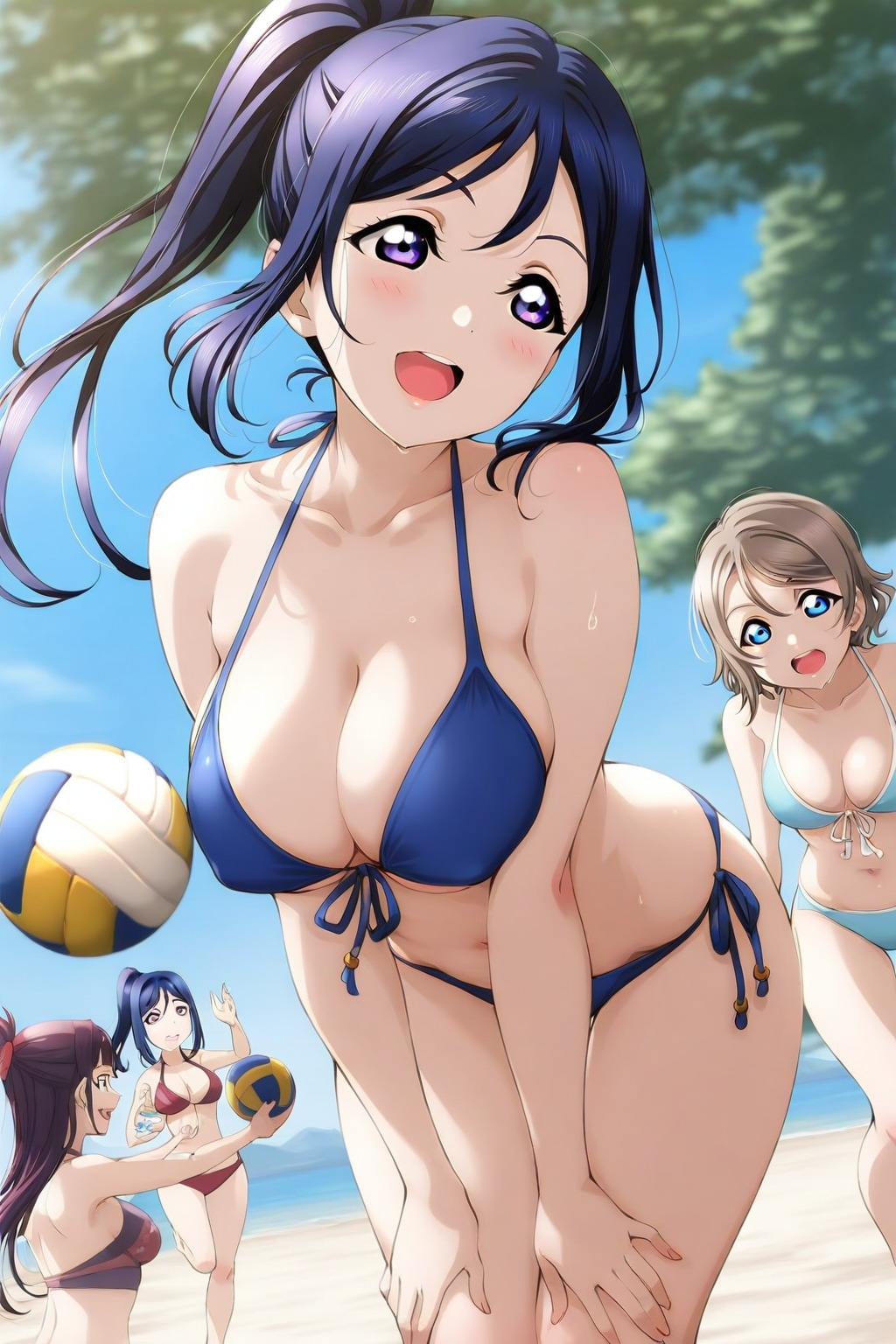 ようかなレシーブ👙🏖️🏐