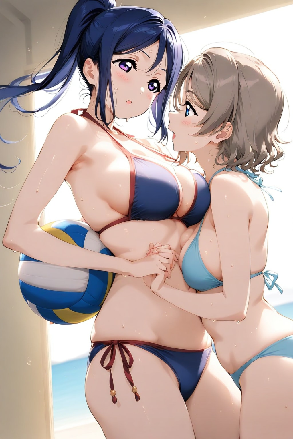 ようかなレシーブ👙🏖️🏐