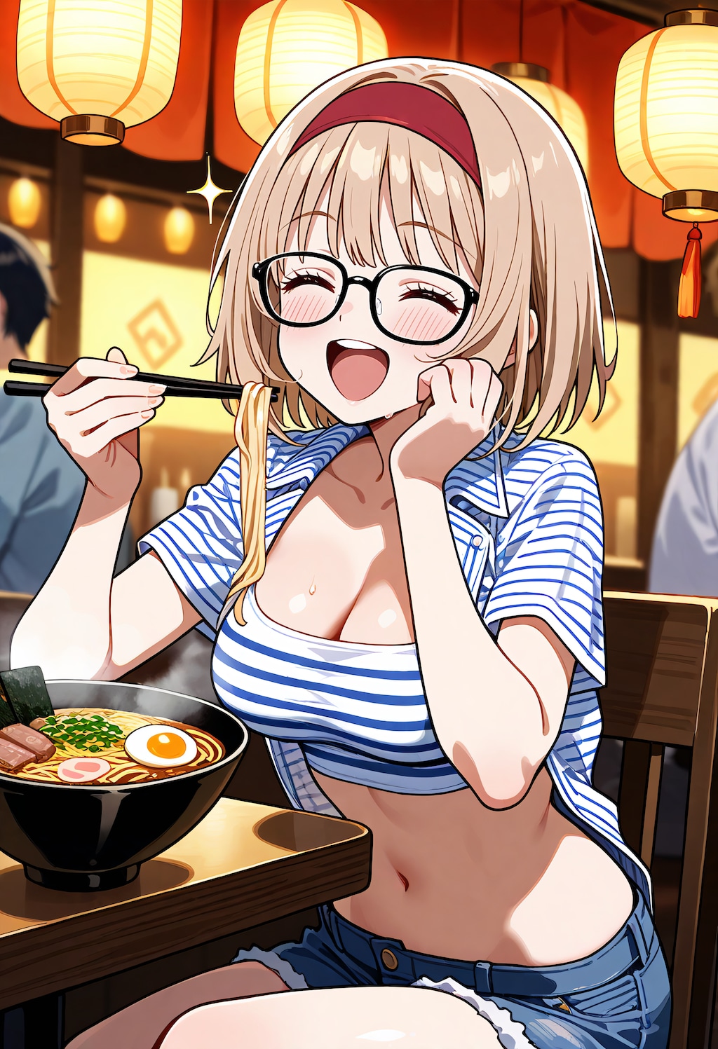 ラーメンで幸せな瞬間