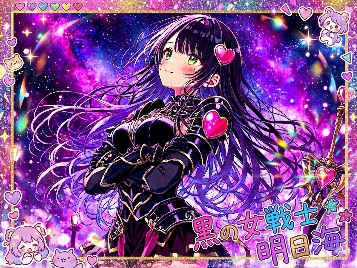 黒の女戦士　明日海