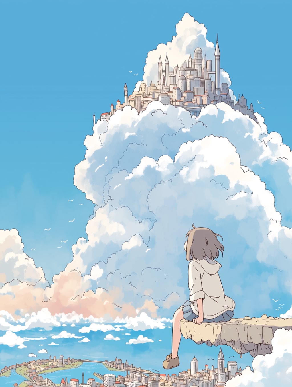 空に腰かけて
