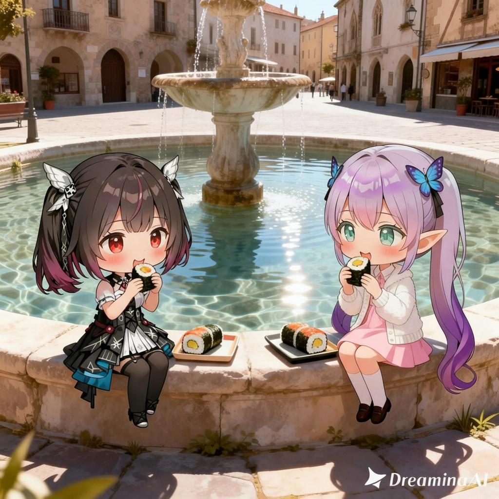 ミテルちゃんとランチ🍙