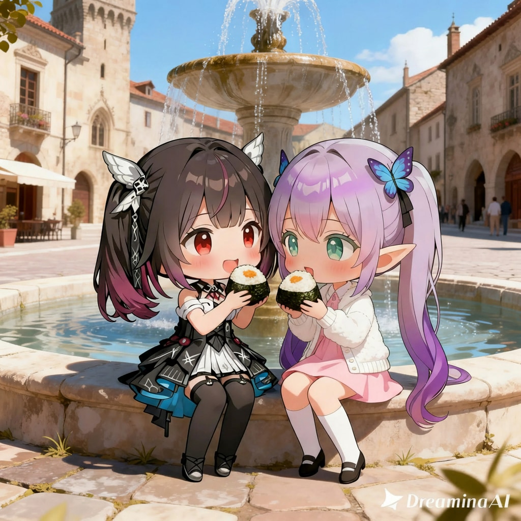 ミテルちゃんとランチ🍙