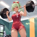 エルフさんの重量挙げ 3枚目