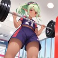 エルフさんの重量挙げ 4枚目