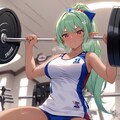 エルフさんの重量挙げ 2枚目
