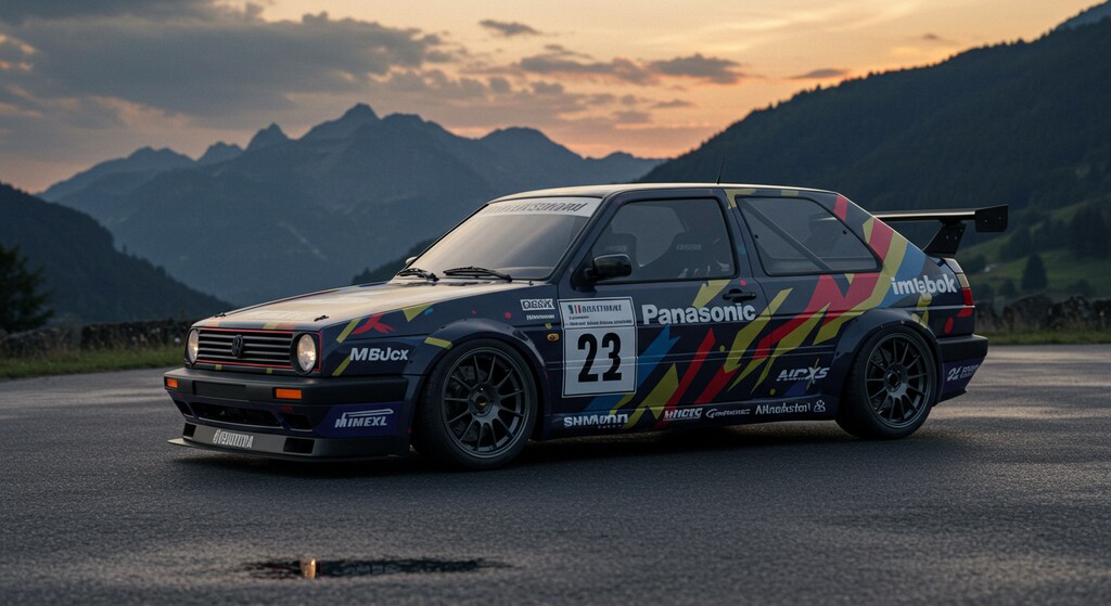 Panasonicフォルクスワーゲンゴルフレーシングカー