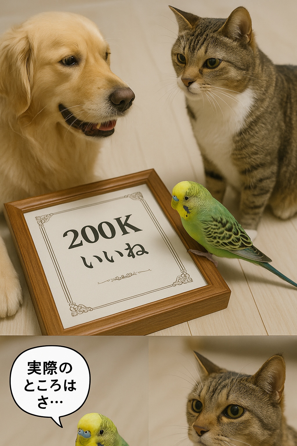 いぬとねこといんこ31(200Kいいねありがとー画像３)