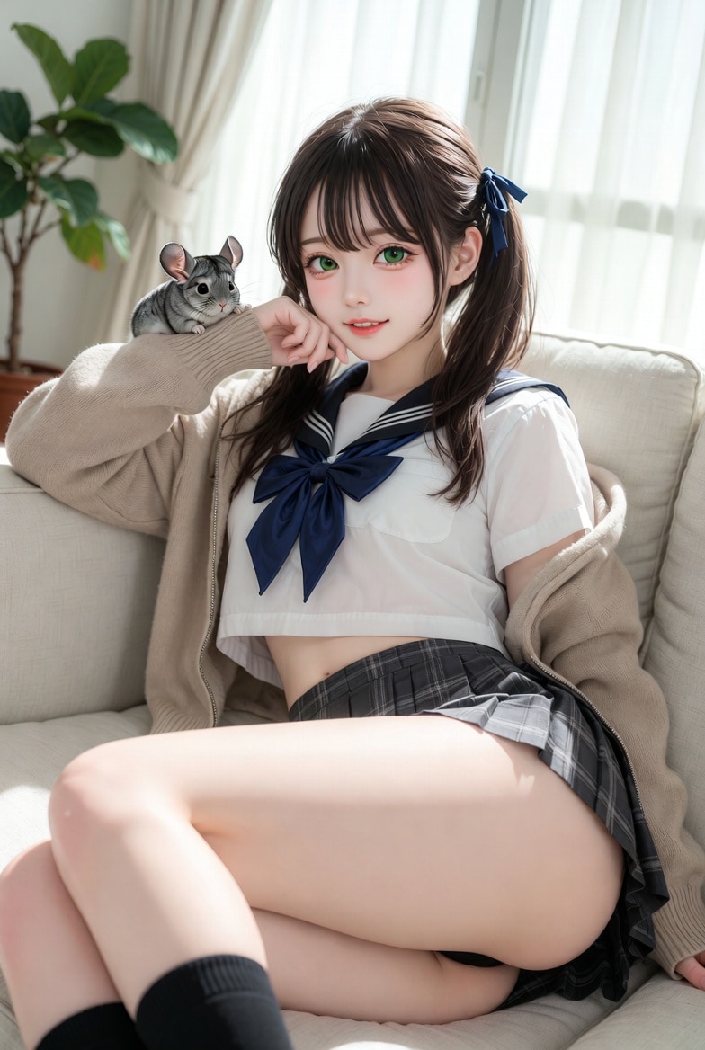 チンチラとJK
