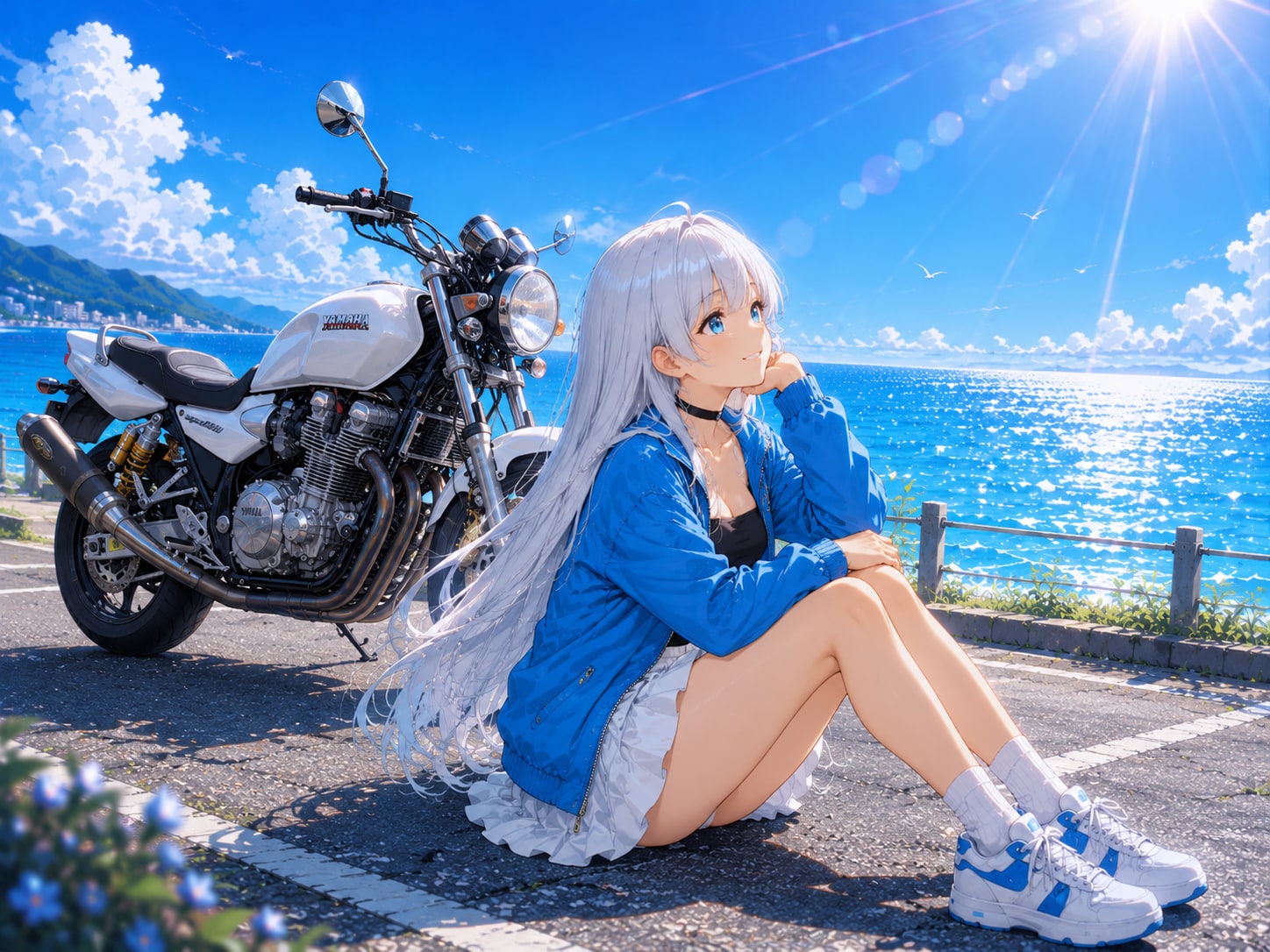 山葉ちゃんとXJR1300