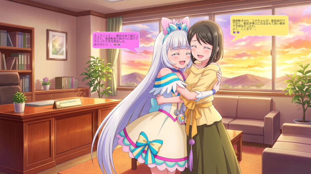 キュアニャミー、獣医学博士に合格した
