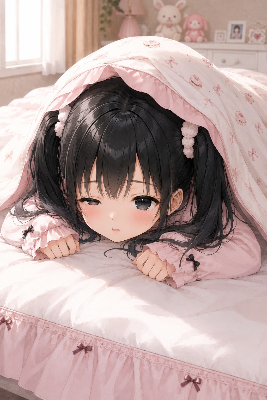 今日は秋の睡眠の日〜♪まだ眠いよぉ… | の人気AIイラスト・グラビア