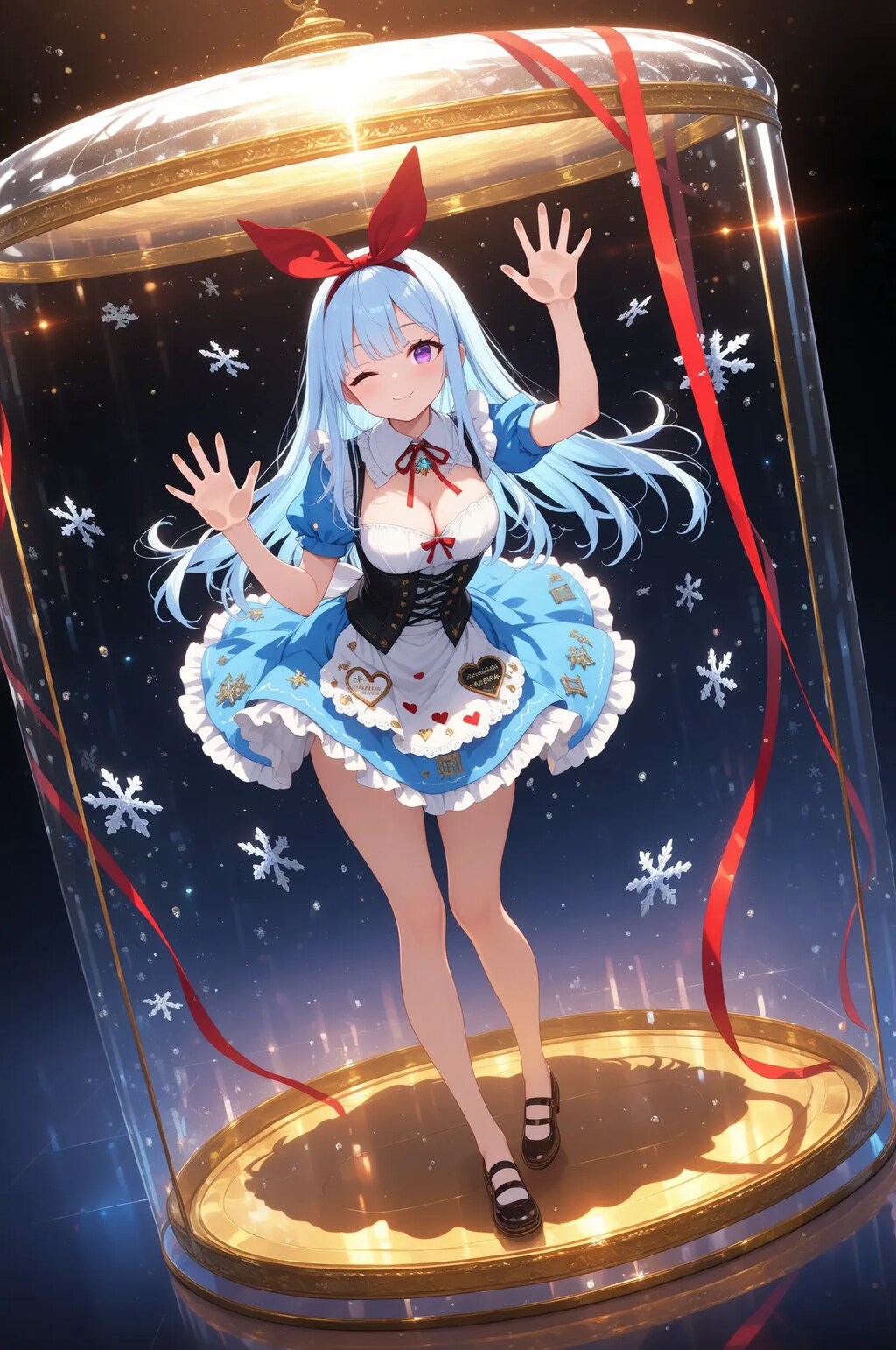 ガラスケースの中のスーパーメイド