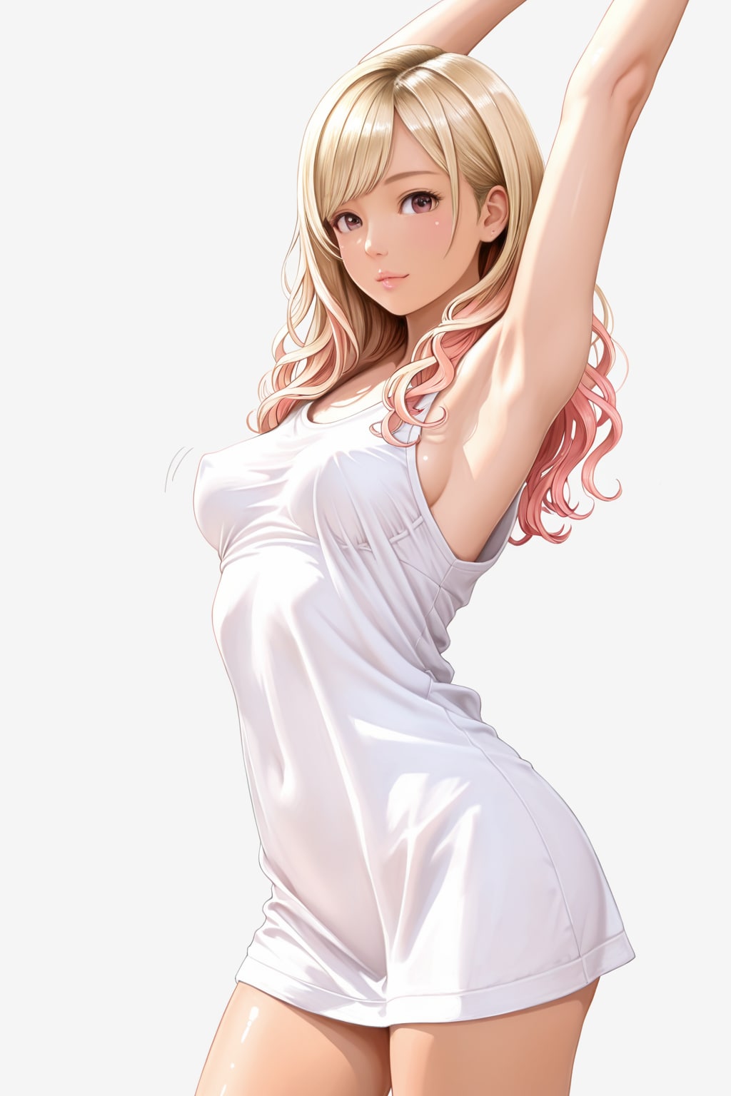 腋見せ