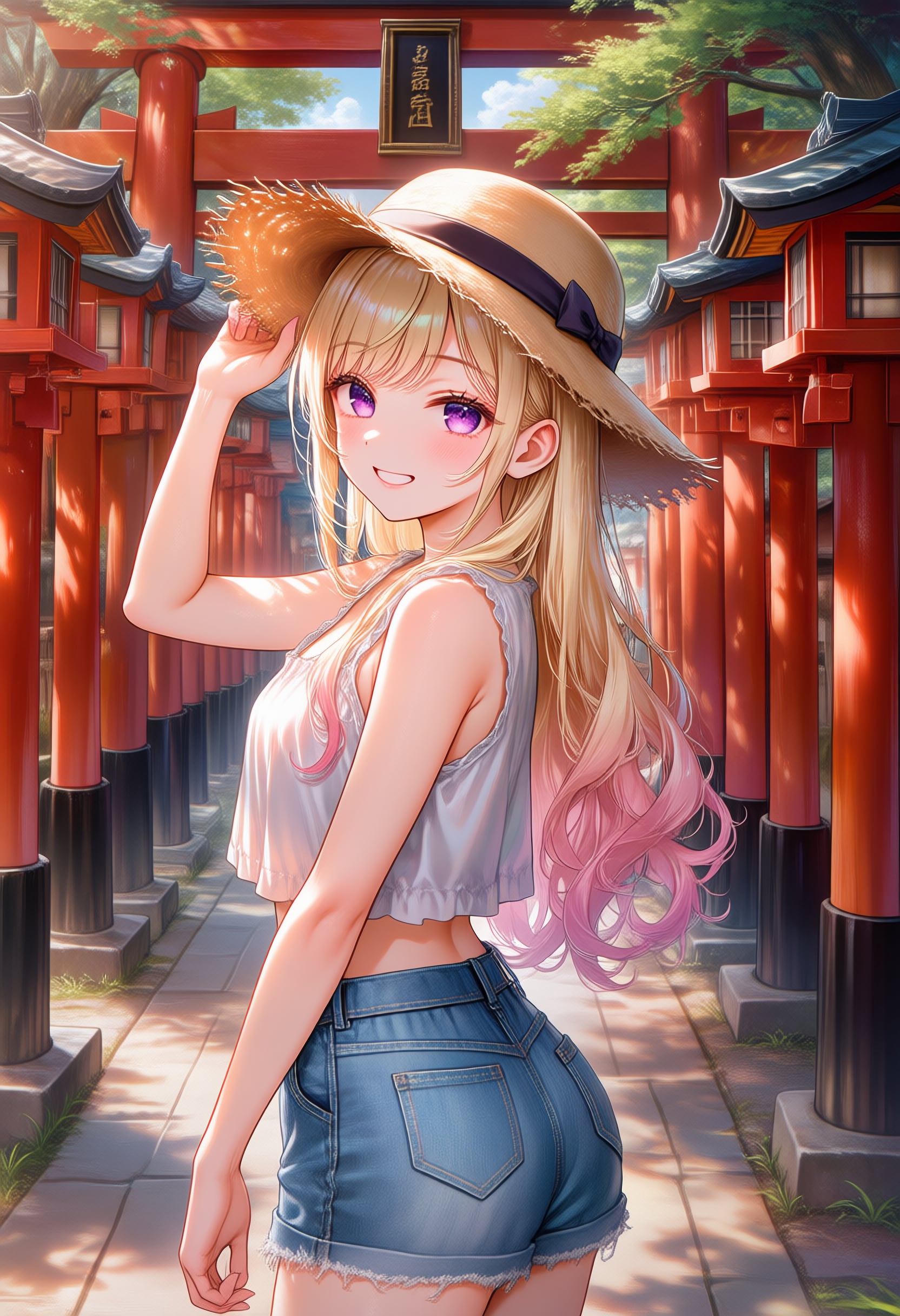 ねぇ、どこまで続くか確かめに行こ？