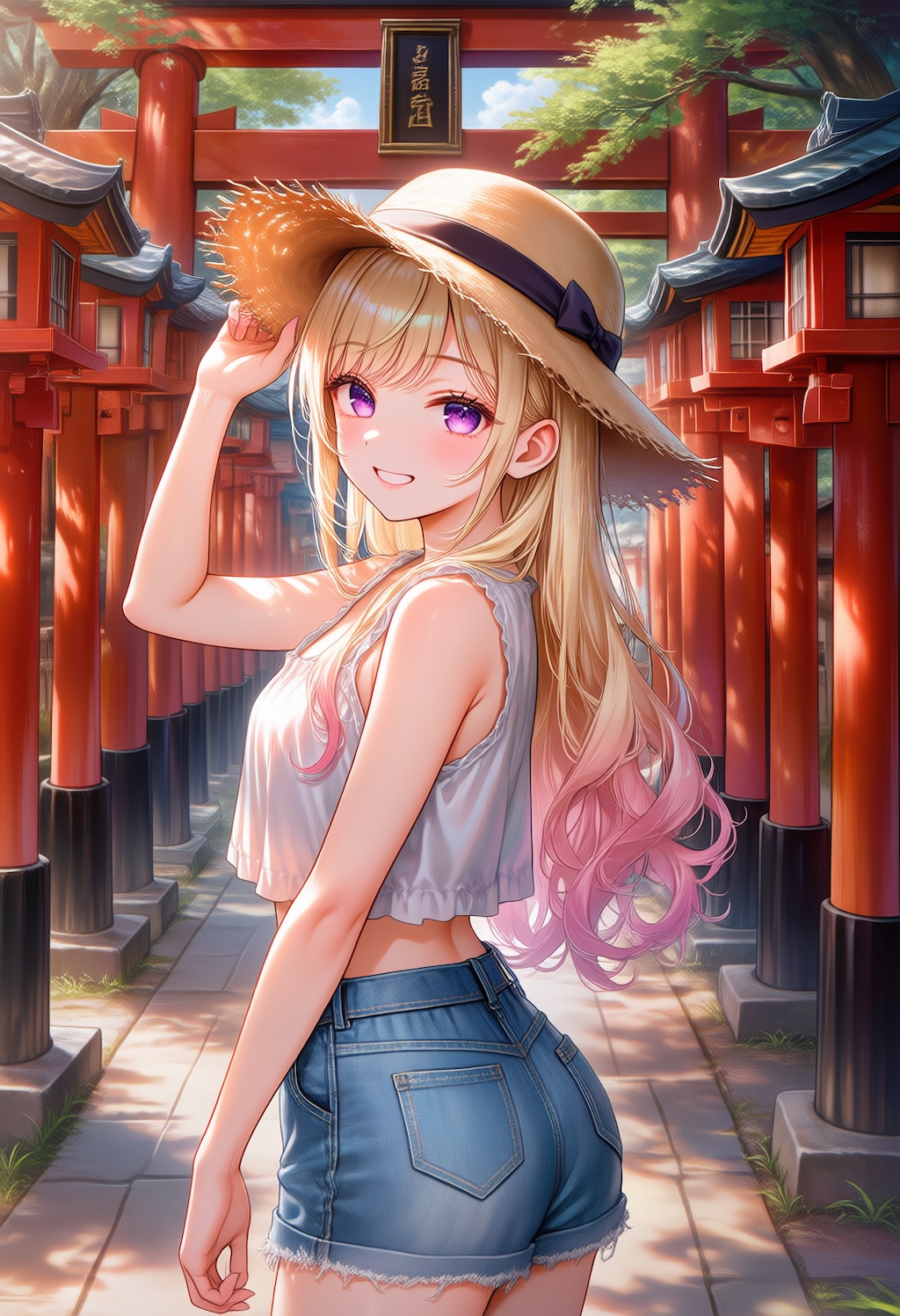 ねぇ、どこまで続くか確かめに行こ？