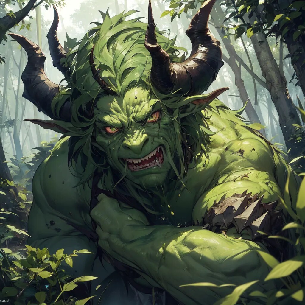 強面のオーガ | の人気AIイラスト・グラビア