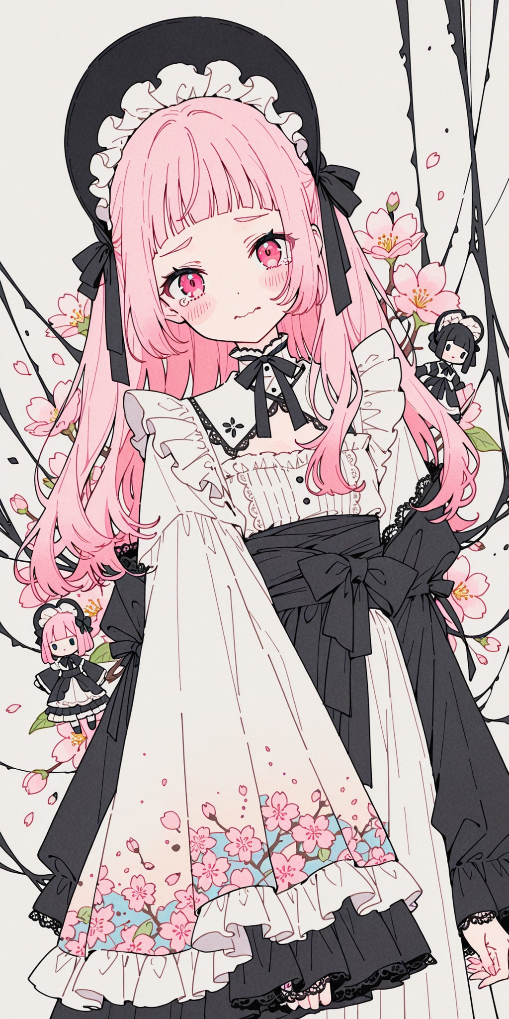 着物×ゴスロリ | の人気AIイラスト・グラビア