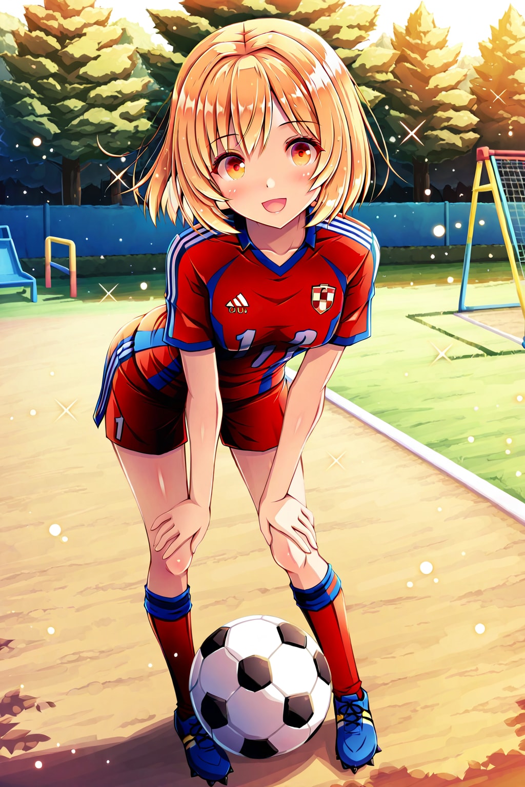 サッカー少女