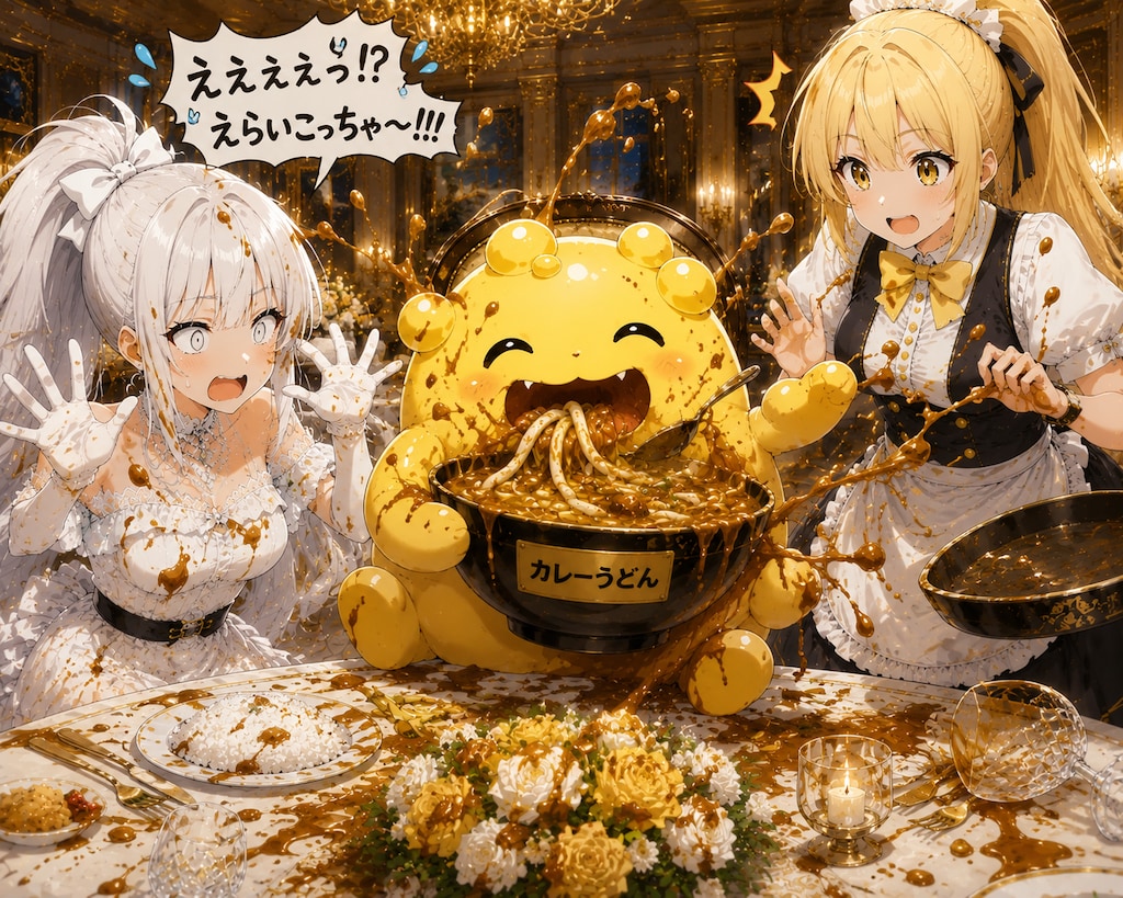 白ぽにちゃんと ファットイエロー
