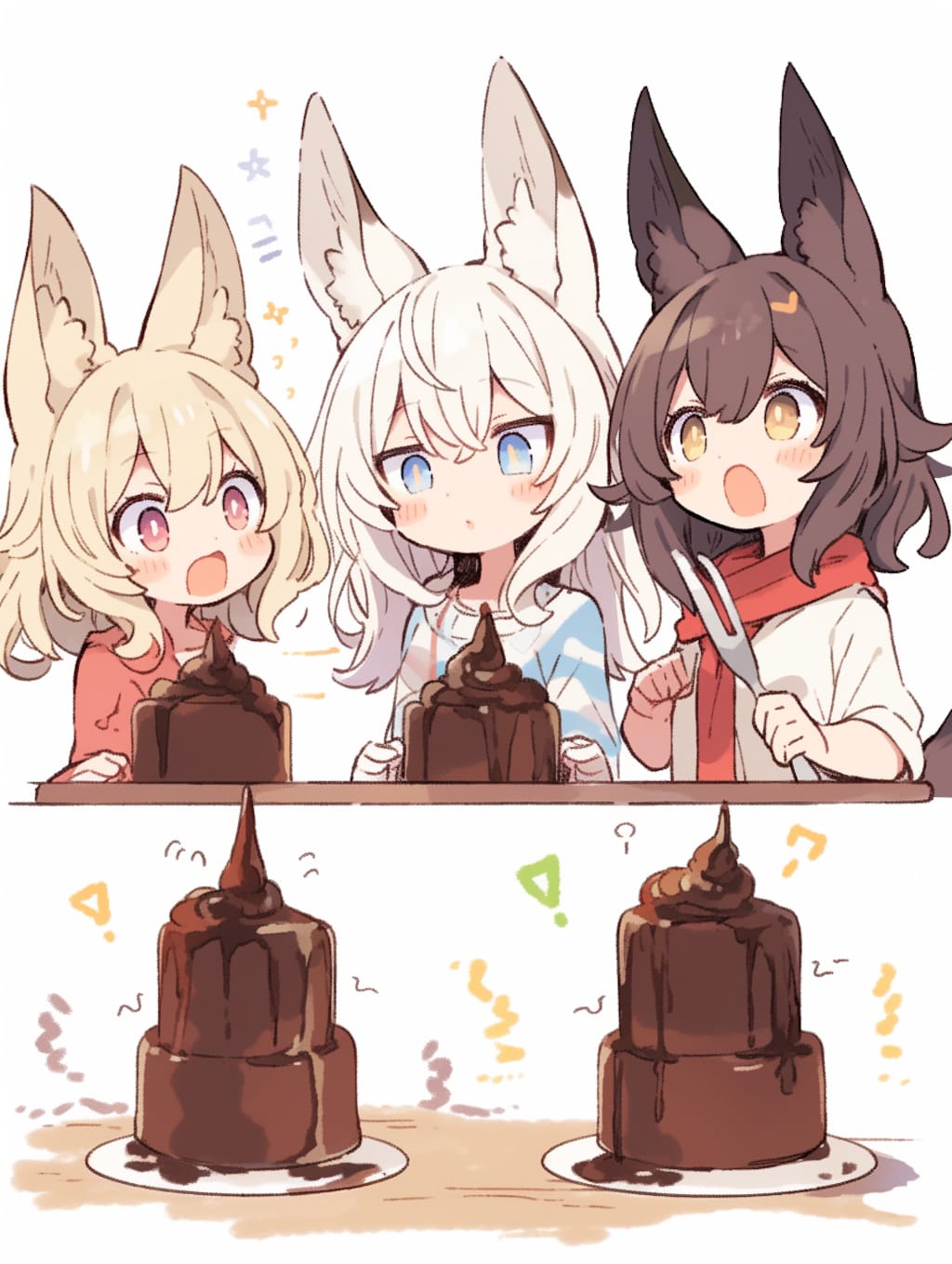 噂のう◯こパフェをつくる・バレンタイン