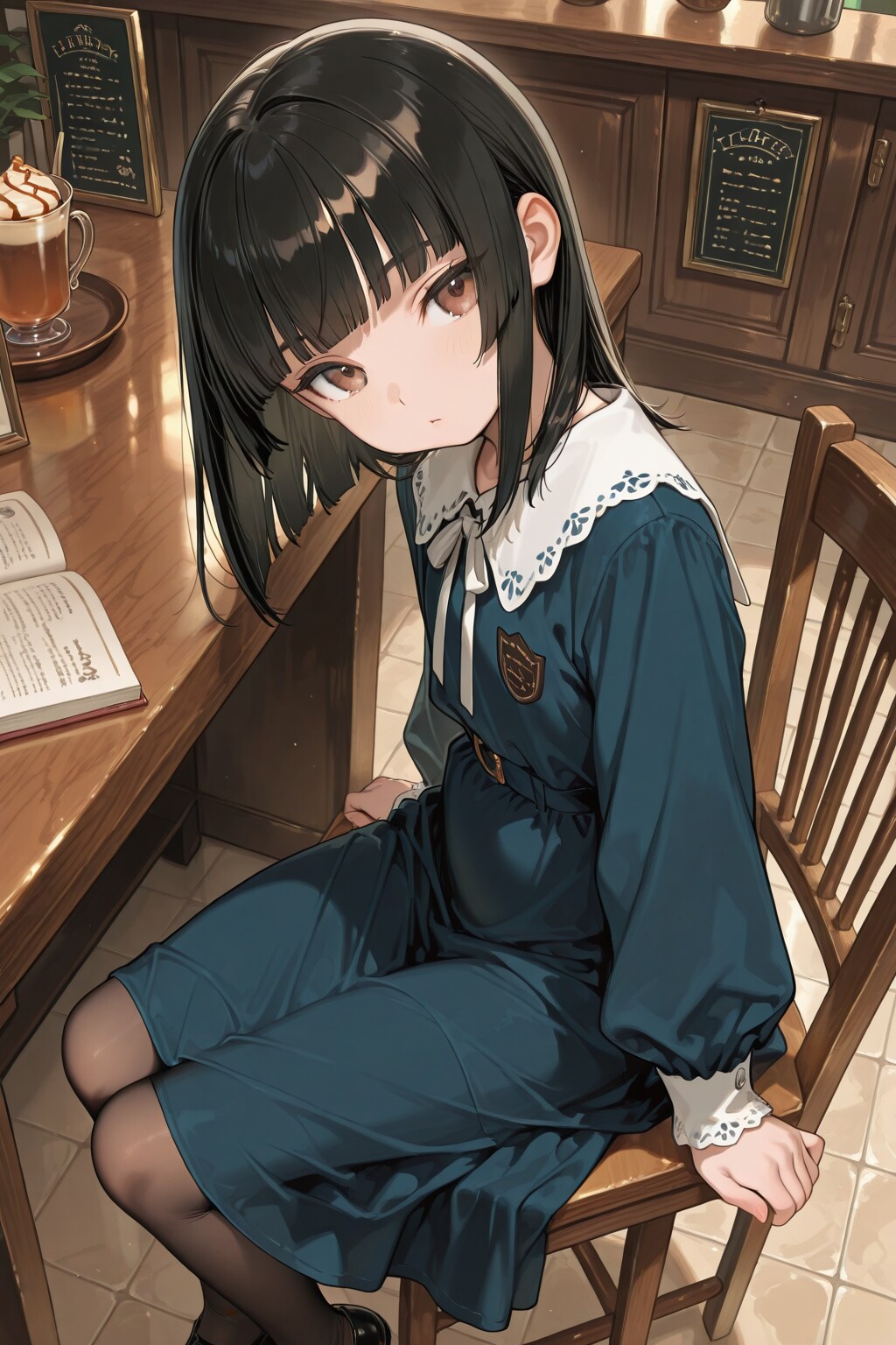 カフェでくつろぎ