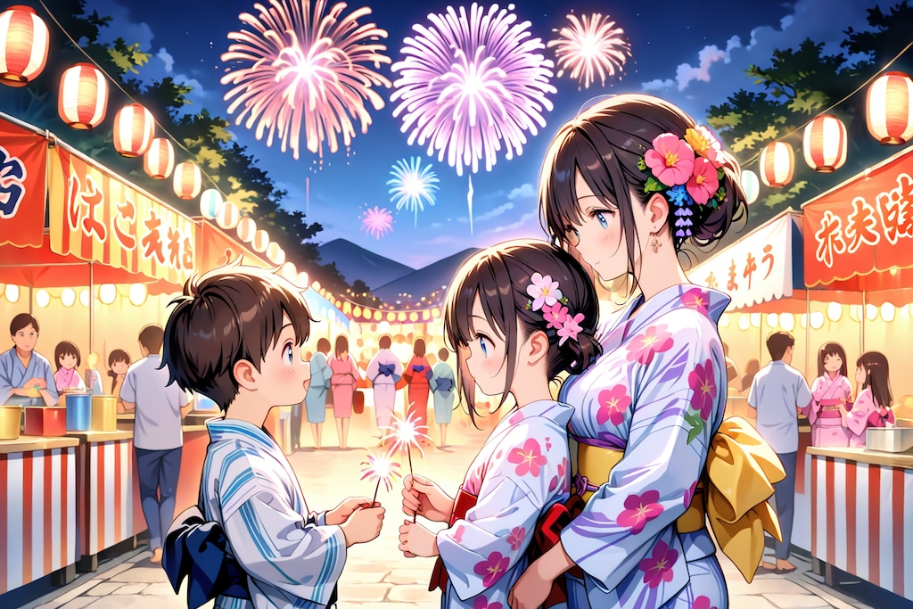 楽しい夏祭り