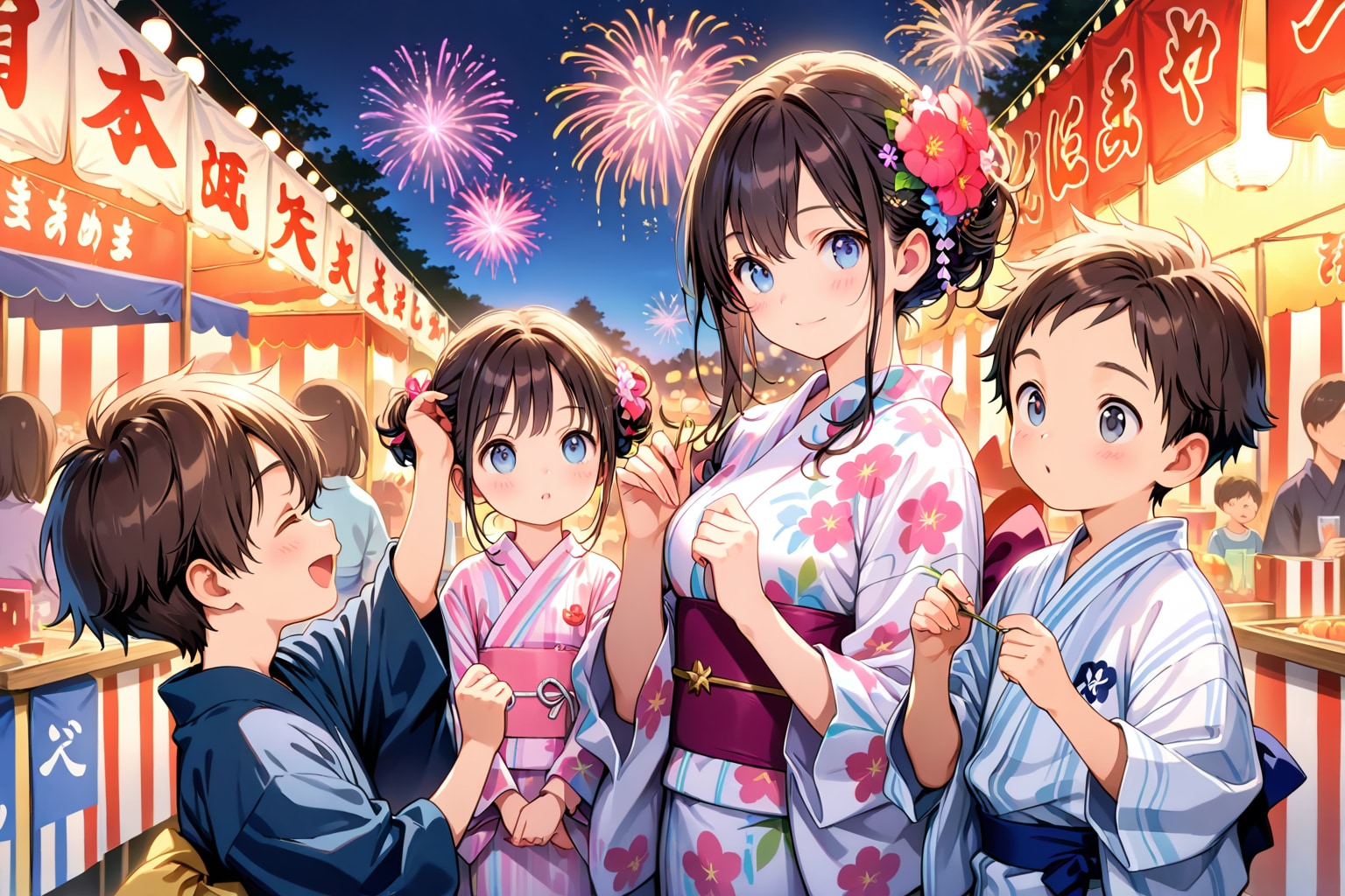 楽しい夏祭り