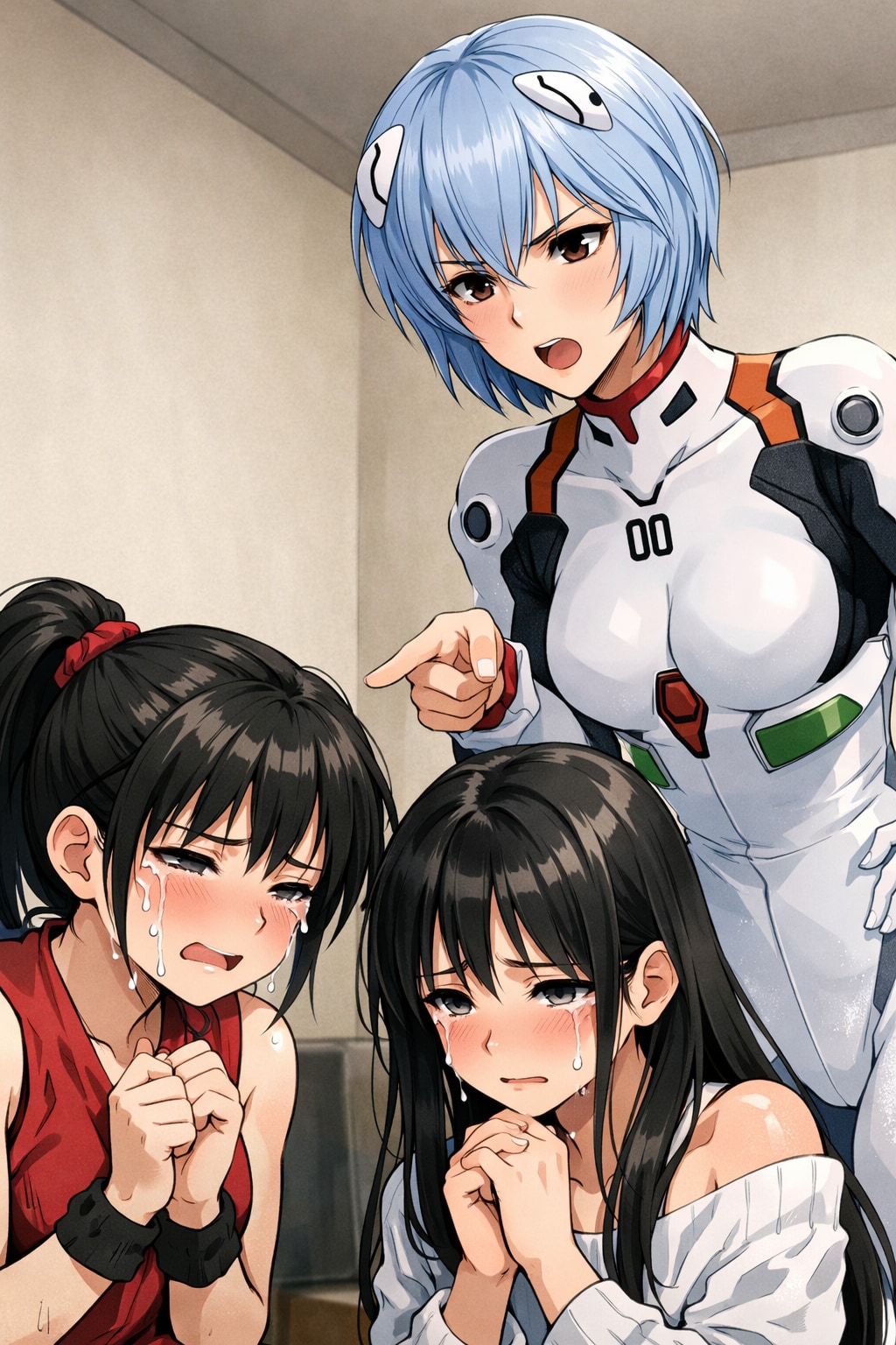 綾波レイに叱られる