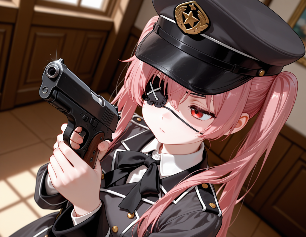 眼帯ミリタリードレスツインテールちゃん２