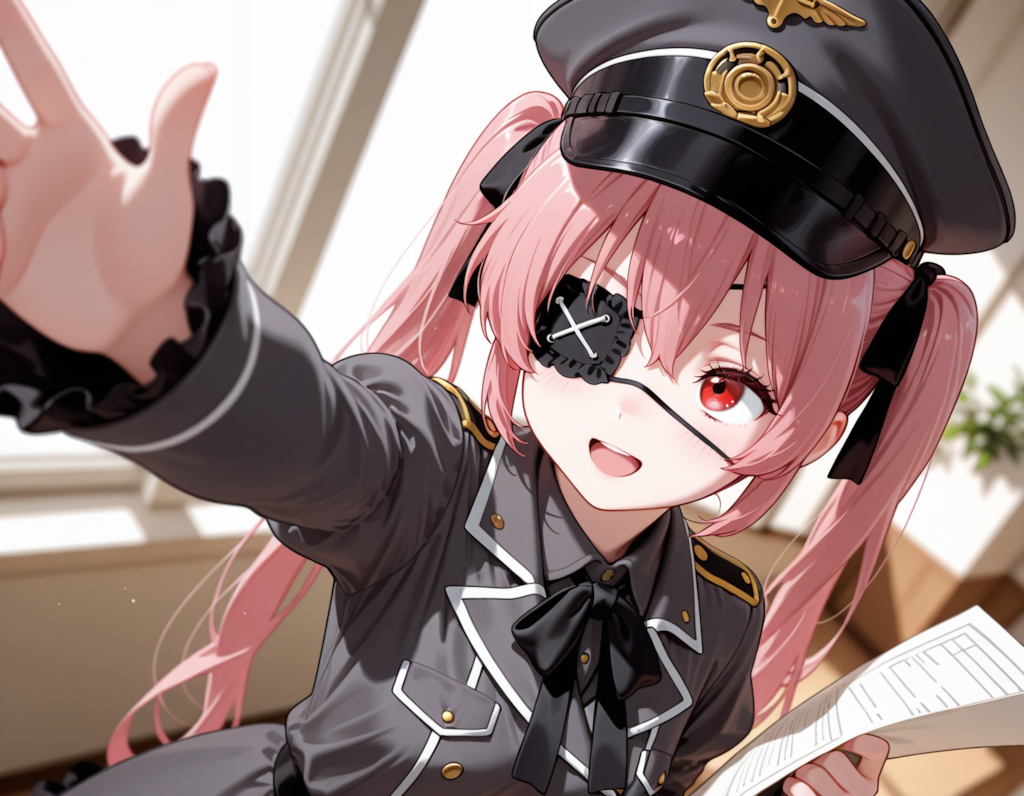 眼帯ミリタリードレスツインテールちゃん２