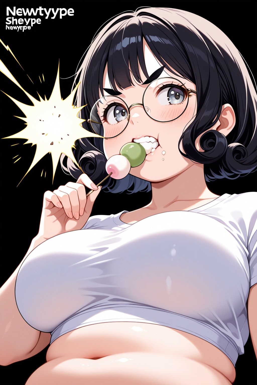 お団子食べるにこたまさん