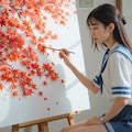 紅葉を描く君 7枚目