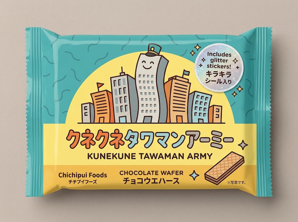 くねくねタワマン軍チョコ