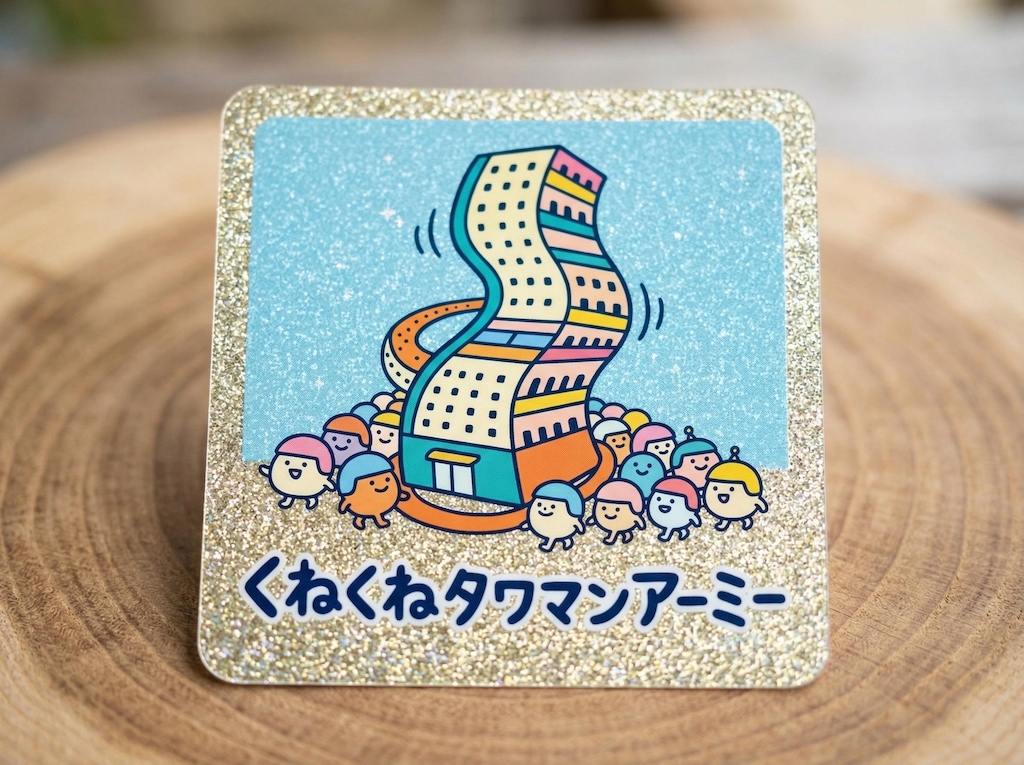 くねくねタワマン軍チョコ