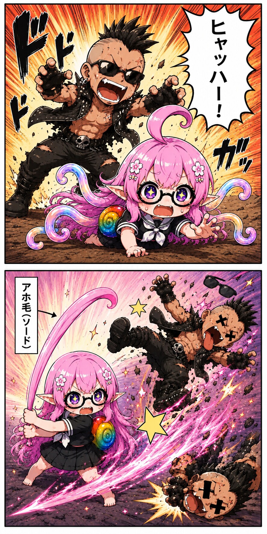 アホ毛は髪の一部です