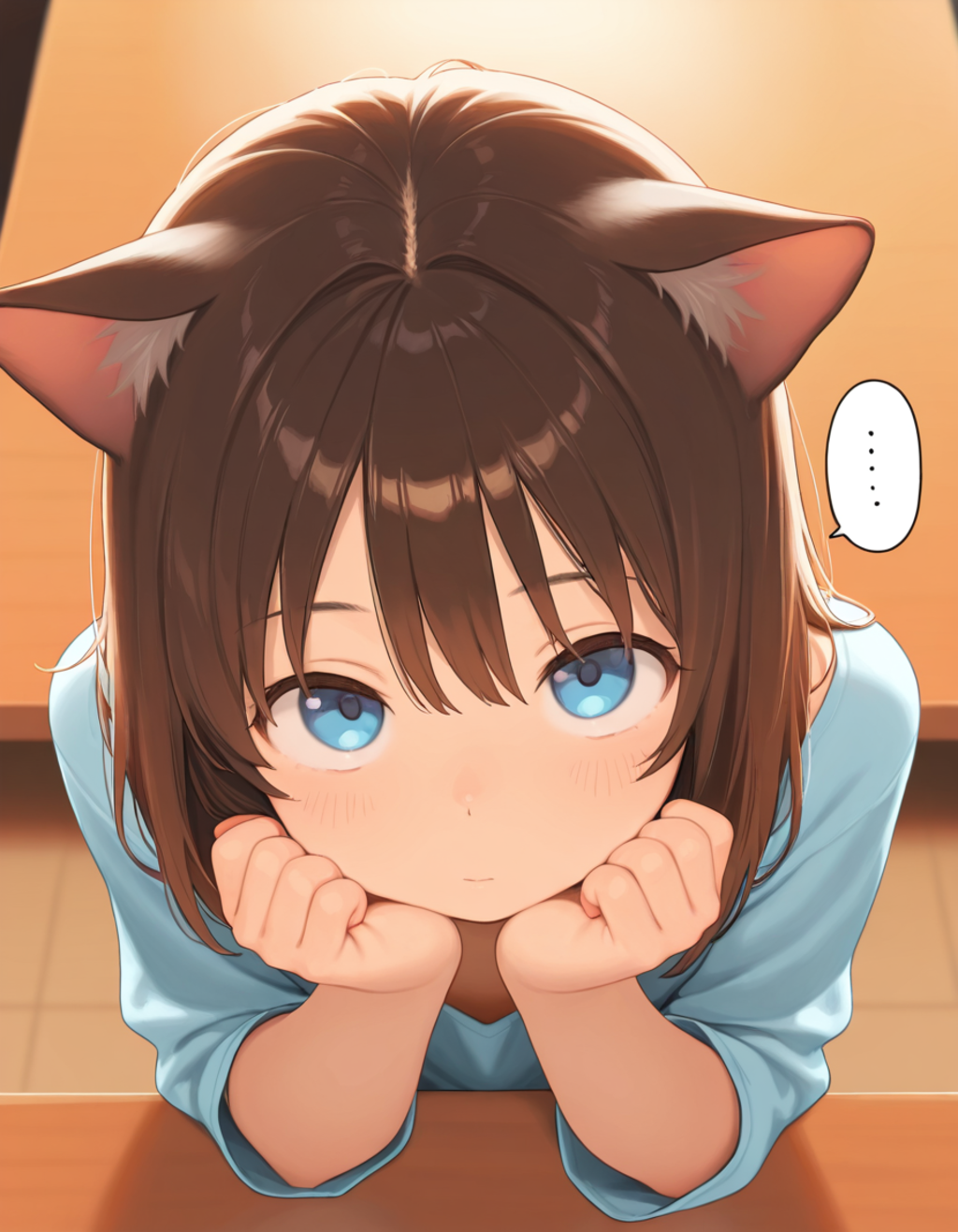 じーっ