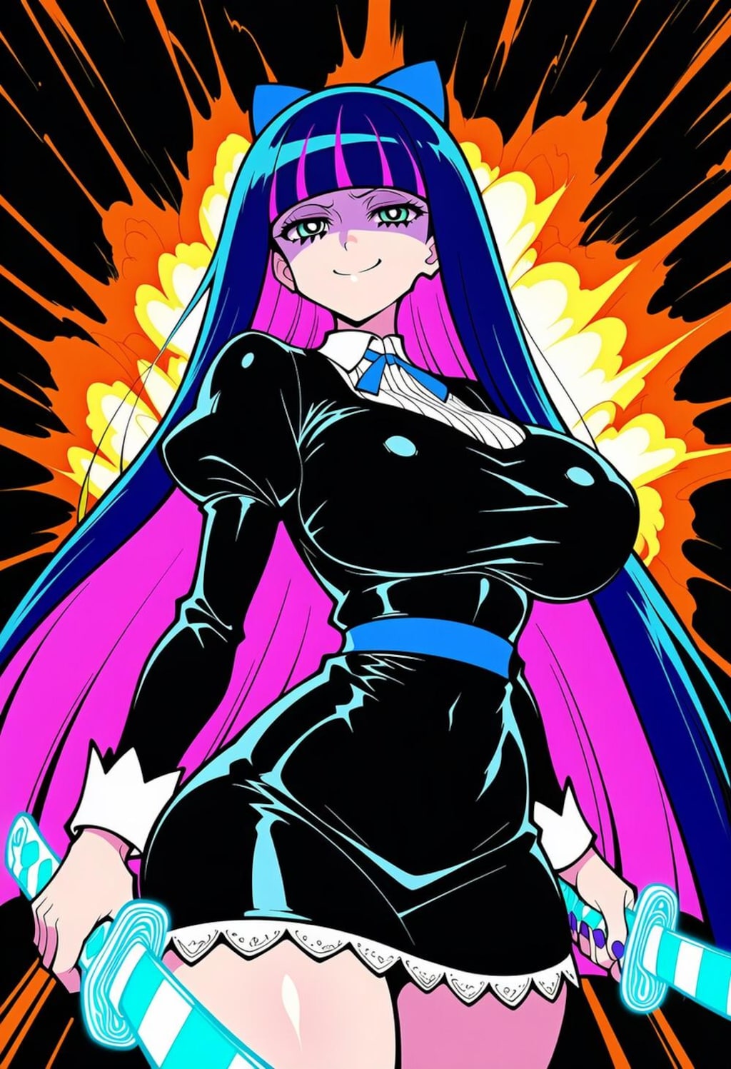 インナーカラーヘアドレスコスプレ人妻天使